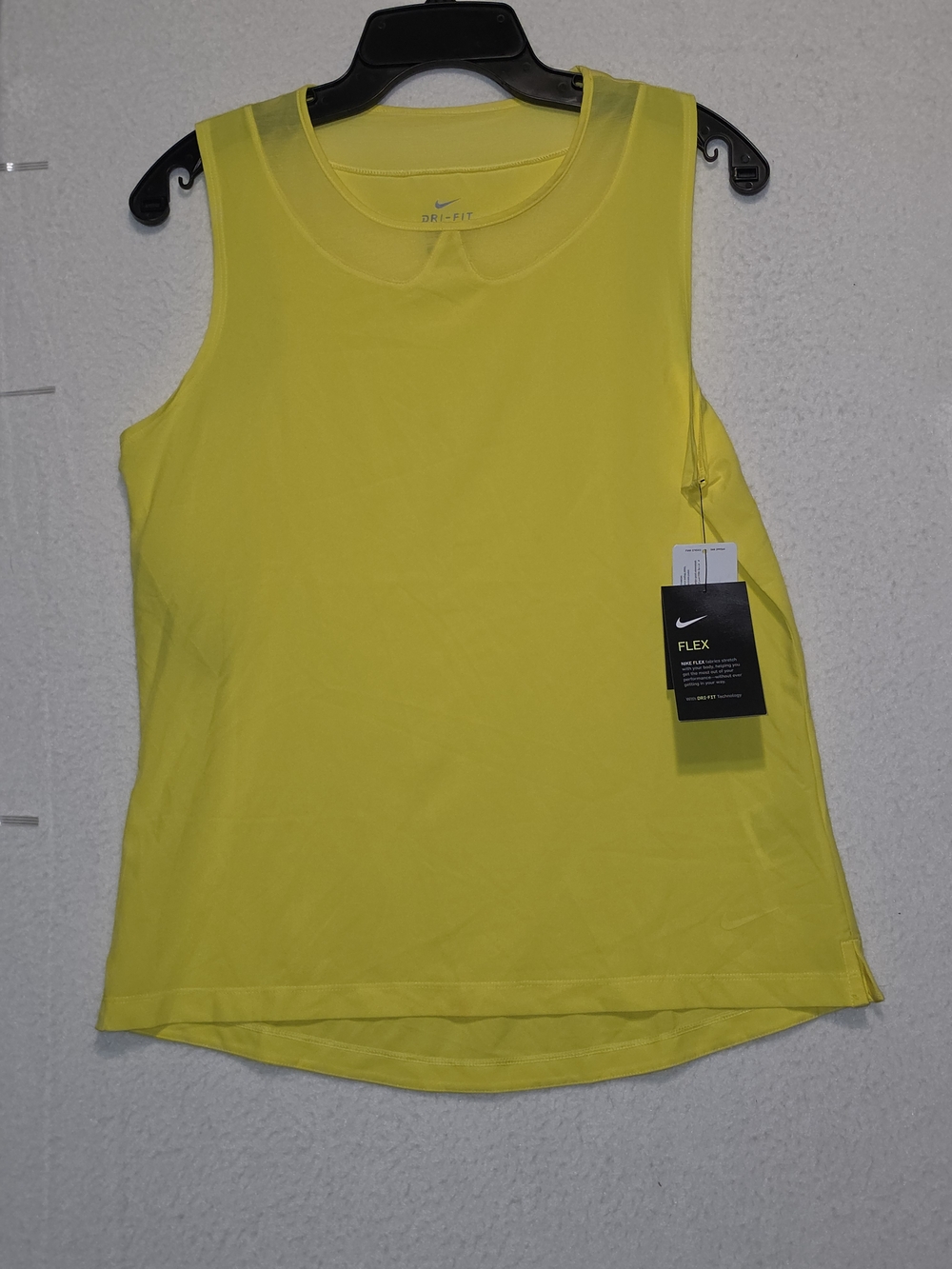 Nike Women’s Yellow Dri-FIT Sleeveless Tank